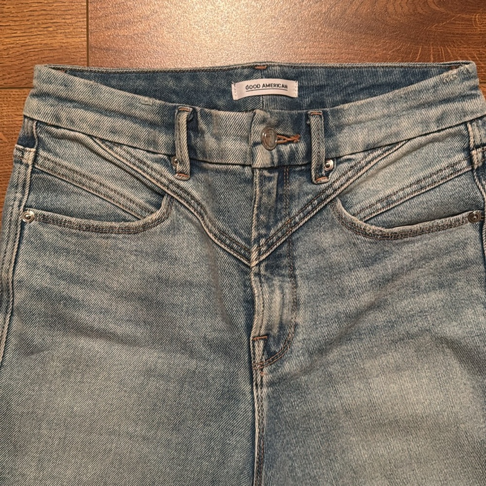 GOOD AMERICAN Size 2 Good Curve High Waisted Denim